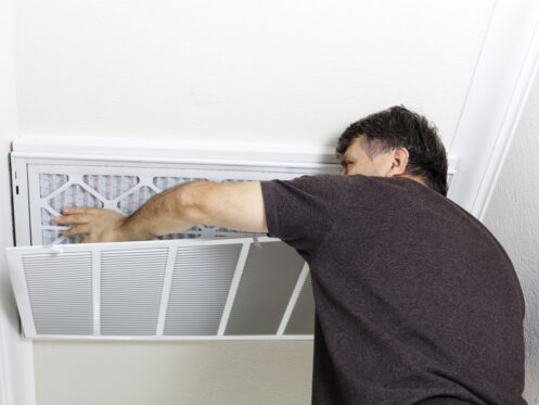 HVAC filter replacement in Huntingdon Valley, PA